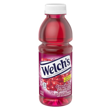 Welchs Welch's Cranberry Cocktail PET Bottle Juice 16 fl. oz. Bottle, PK12 WPD30195